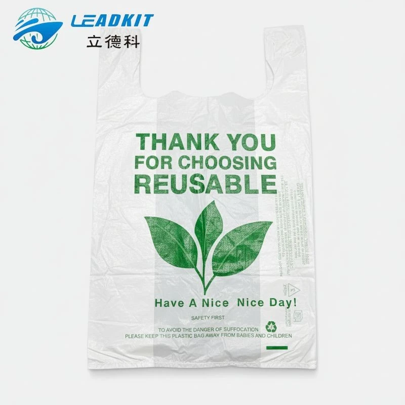 Plastic T-Shirt Bags With Logo Plastic T-Shirt Bags With Logo